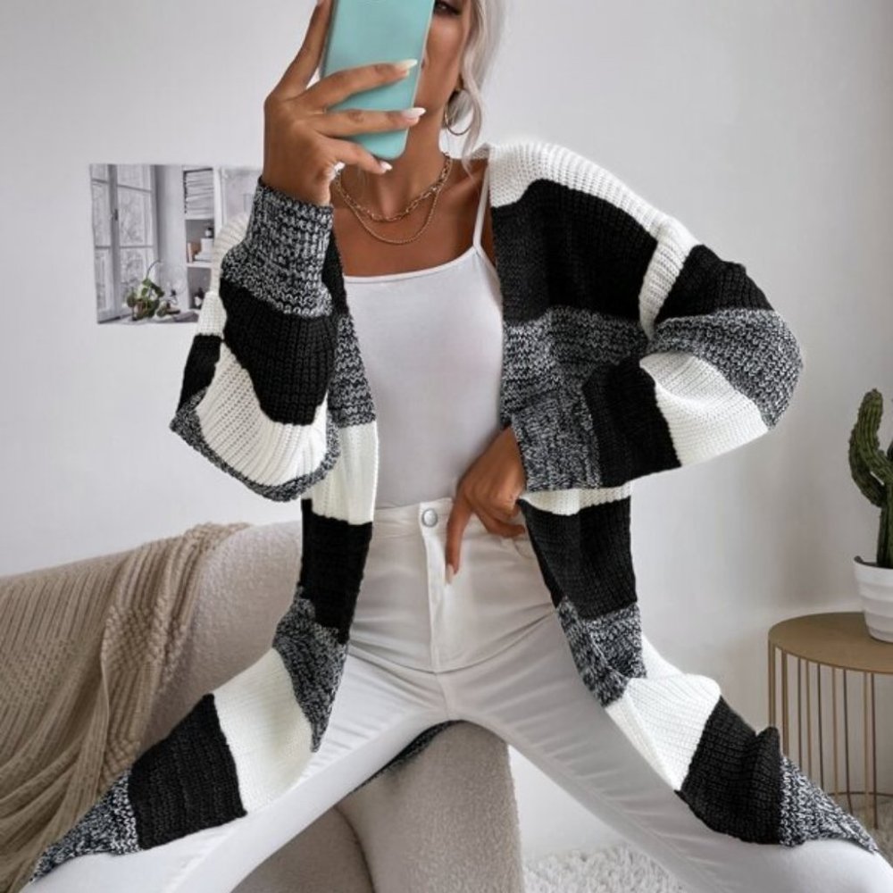 STRIPED CARDIGAN - Picture 7 of 7